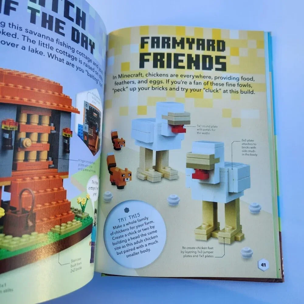 LEGO Minecraft Ideas Hardcover Book 80 pages 9780744099157 ISBN-10 ‏ : ‎ 0744099